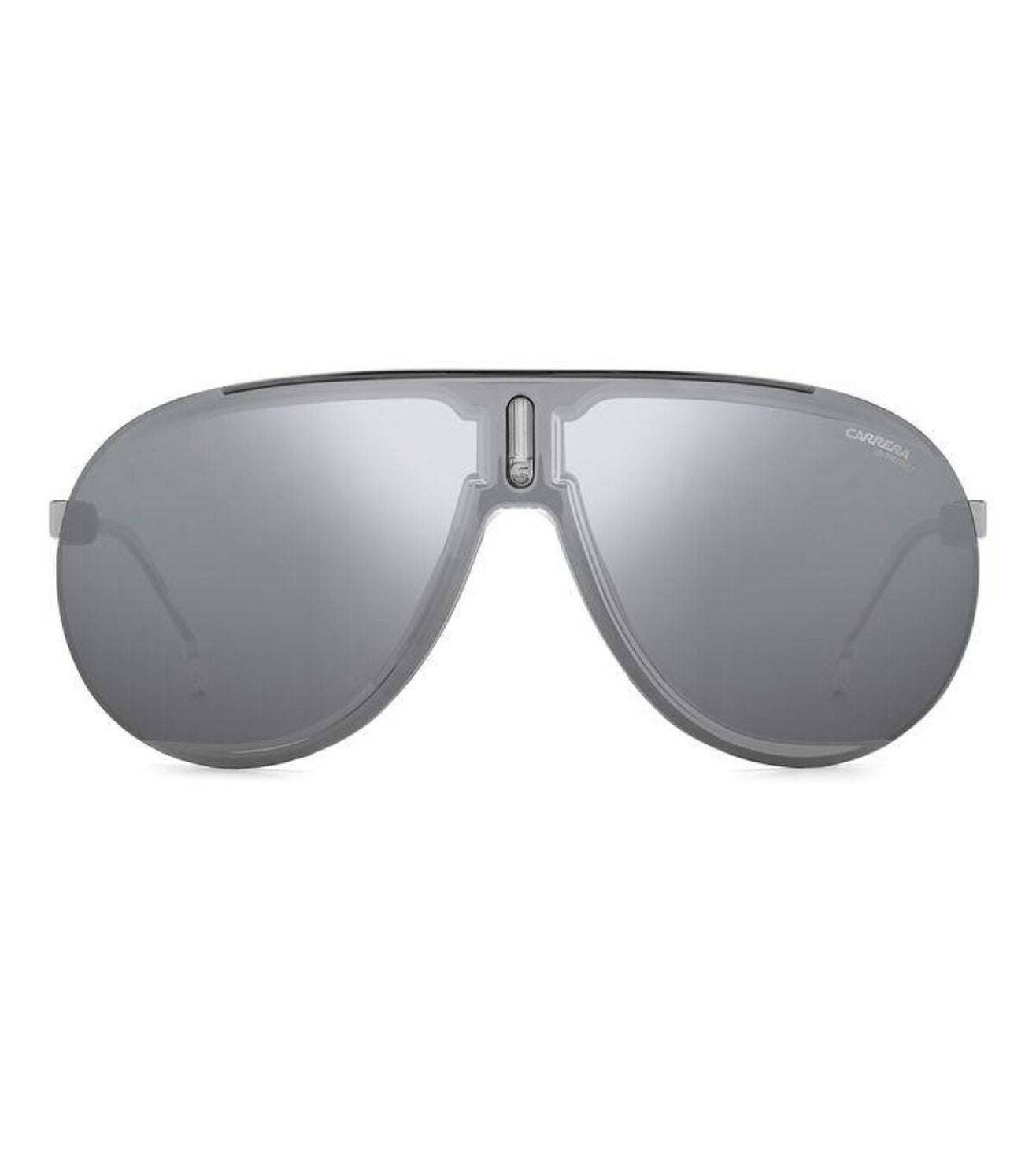 Carrera Super Champion Men's Silver mirror Wraparound Sunglass-zoom-1