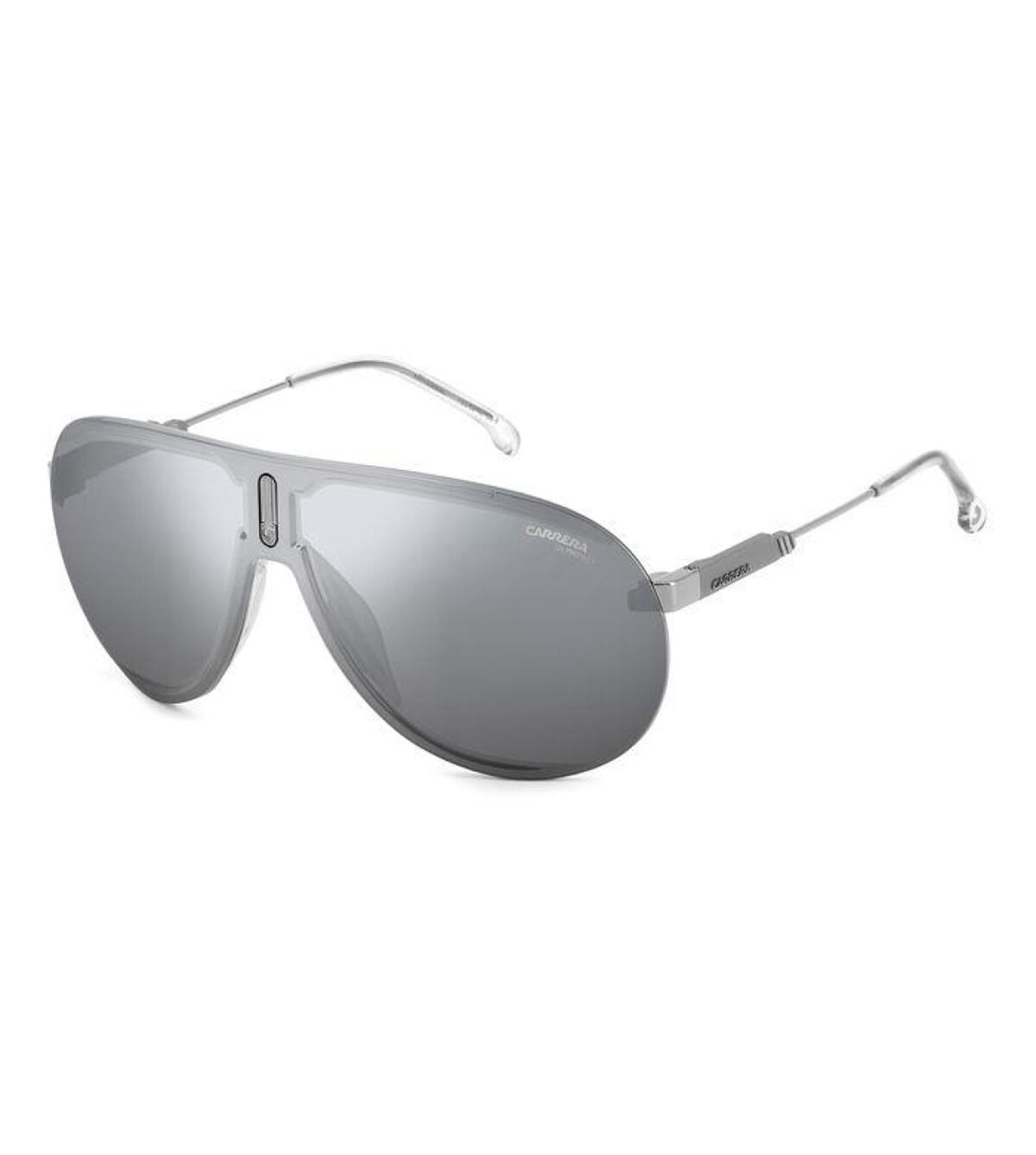 Carrera Super Champion Men's Silver mirror Wraparound Sunglass-zoom-2