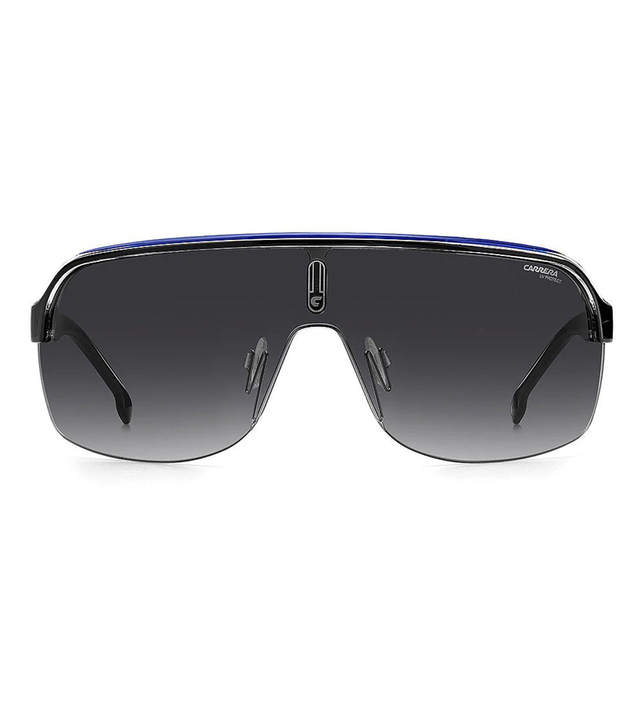 Carrera Top Car Men's Dark Grey Gradient  Wraparound Sunglass-zoom-1