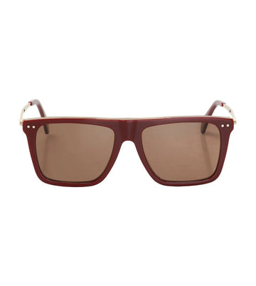 Celine Women's Brown Square Sunglasses