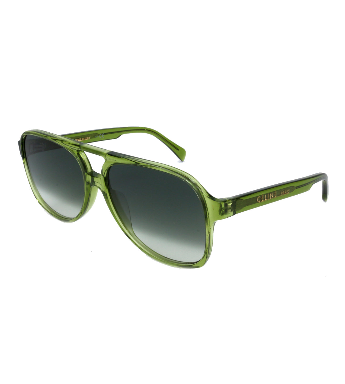 Celine Women's Grey Aviator Sunglasses