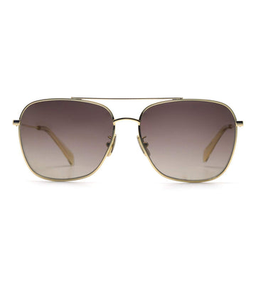 Celine Women's Grey Aviator Sunglasses