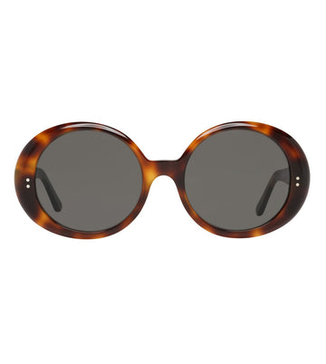 Celine Women's Grey Round Sunglasses