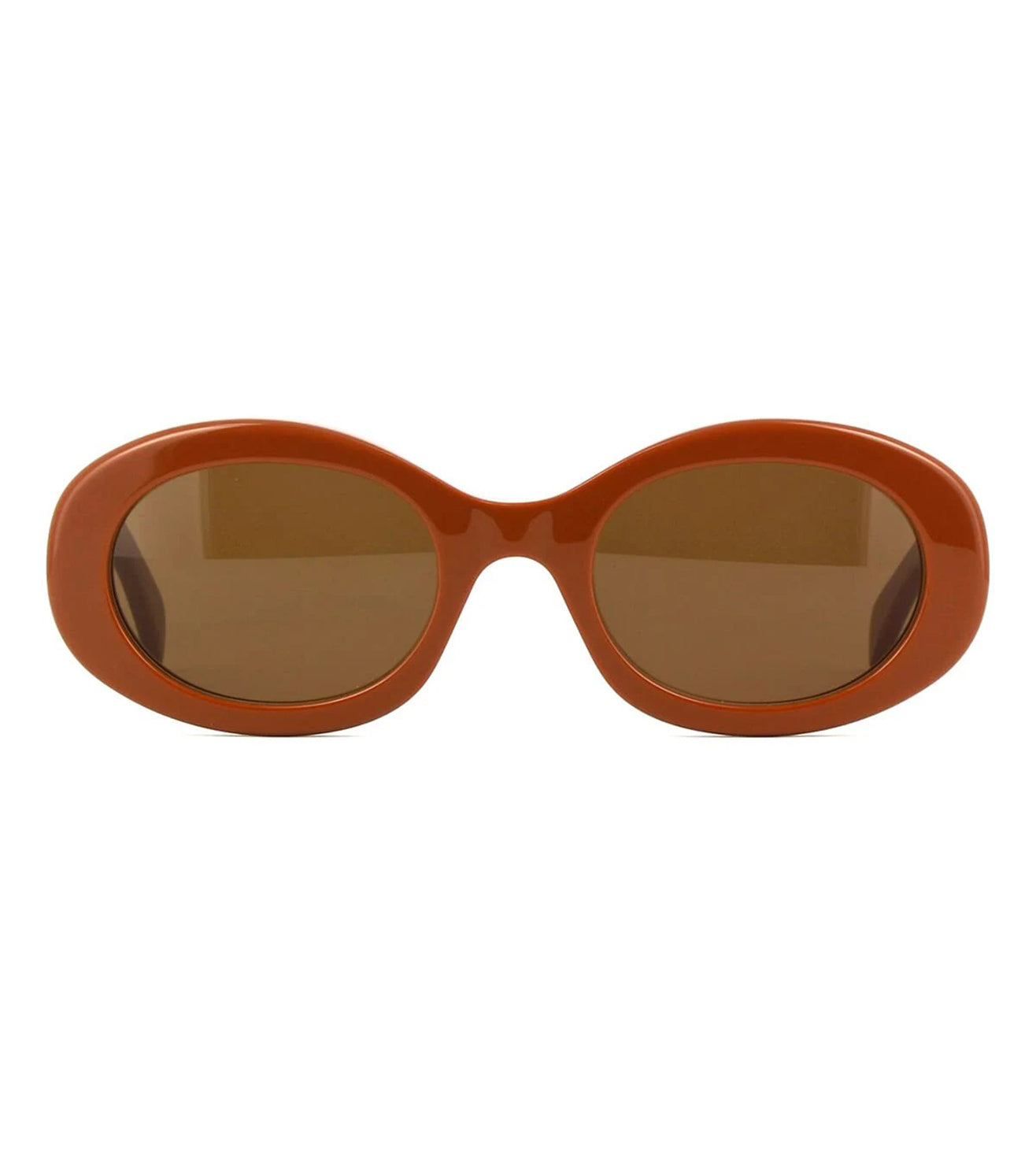 Celine Women's Brown Oval Sunglasses
