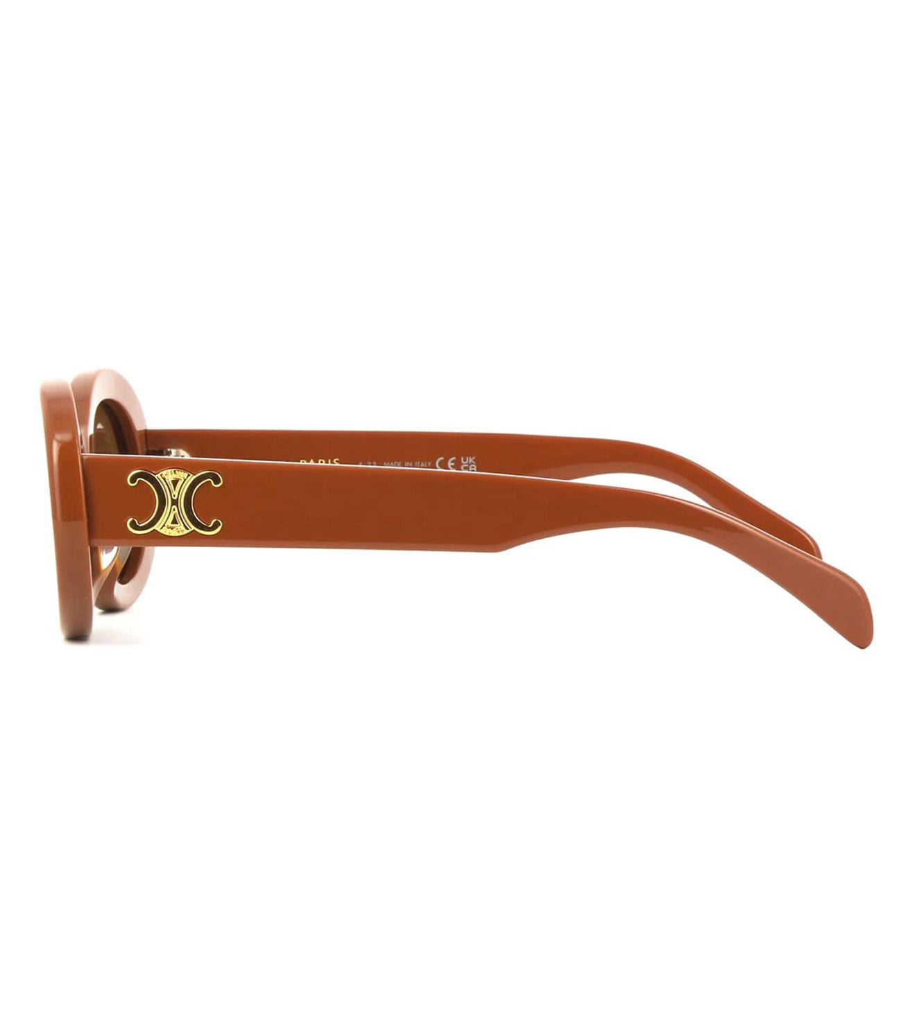 Celine Women's Brown Oval Sunglasses