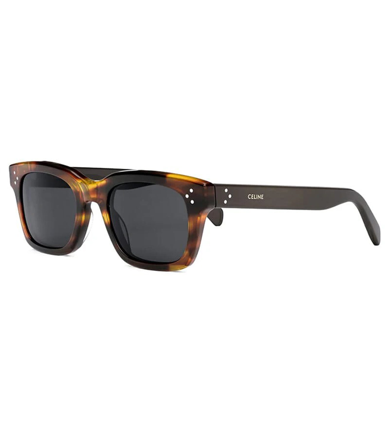Celine Men's Smoke Grey Square Sunglasses-zoom-2