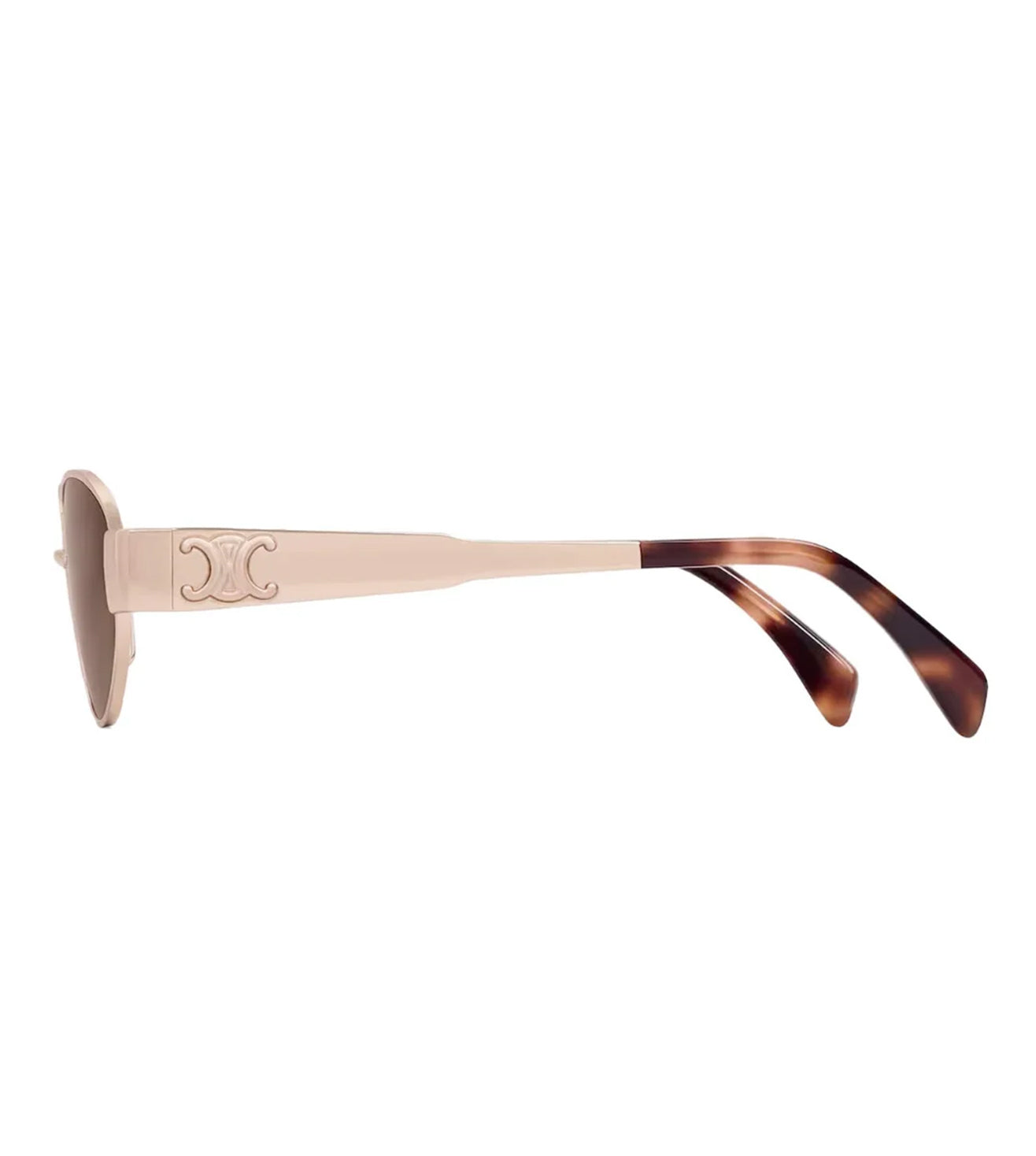 Celine Women's Brown Oval Sunglasses
