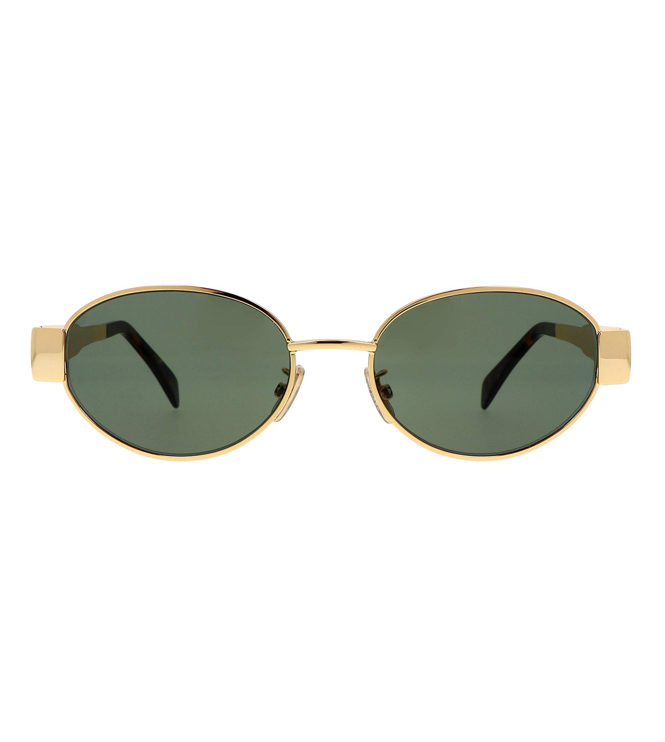 Celine Women's Green Oval Sunglasses