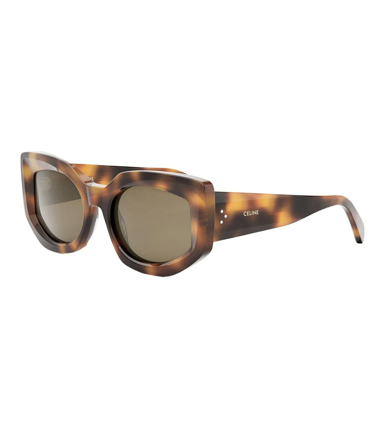 Celine Women's Brown Cat-Eye Sunglasses