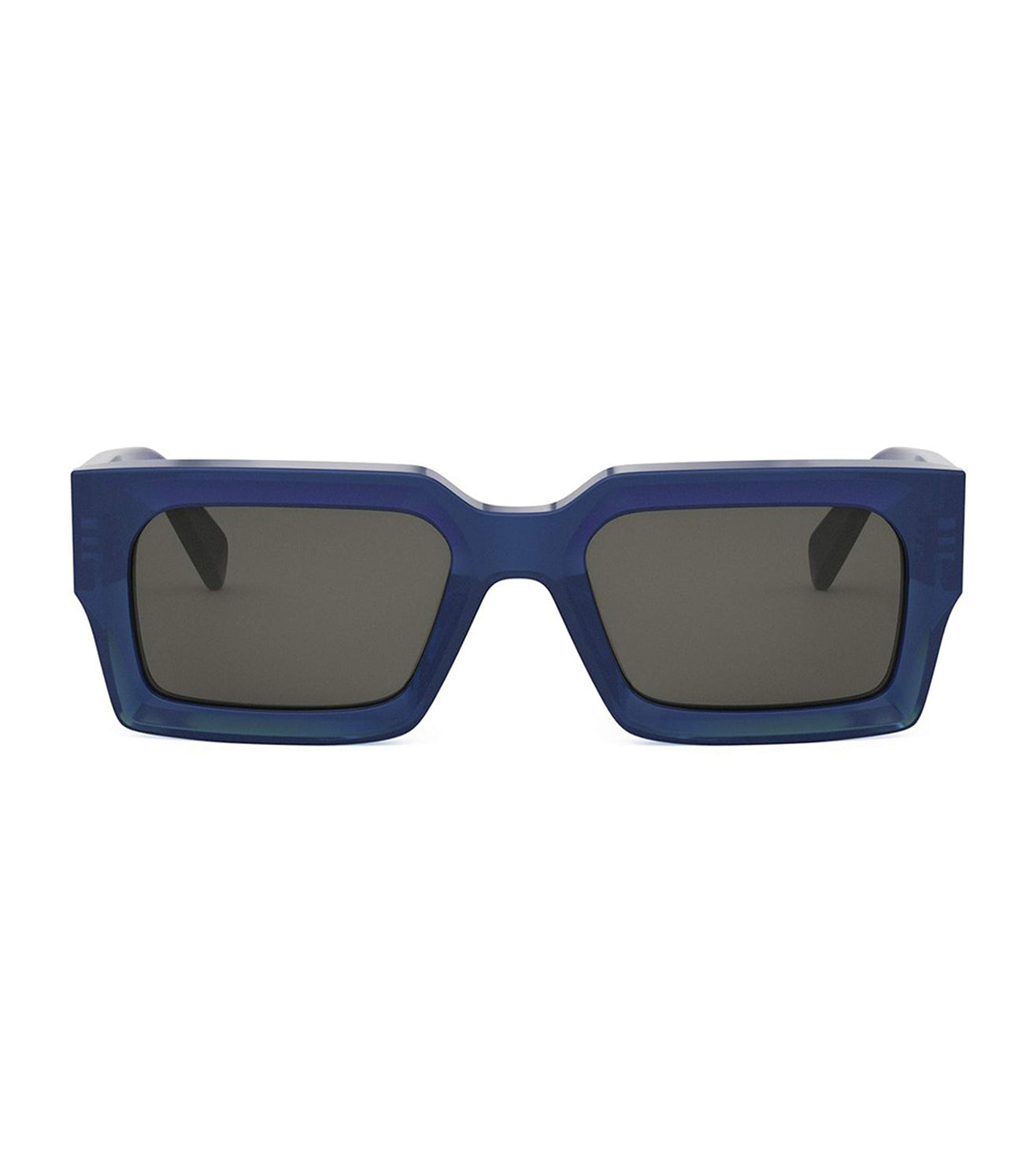 Celine Men's Grey Rectangular Sunglasses