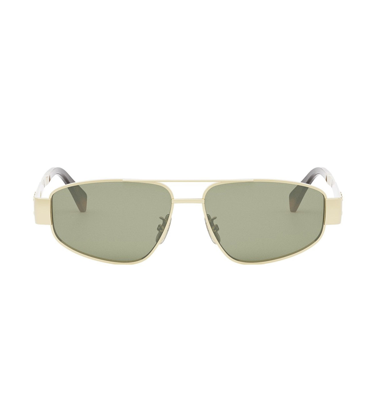 Celine Men's Green Aviator Sunglasses