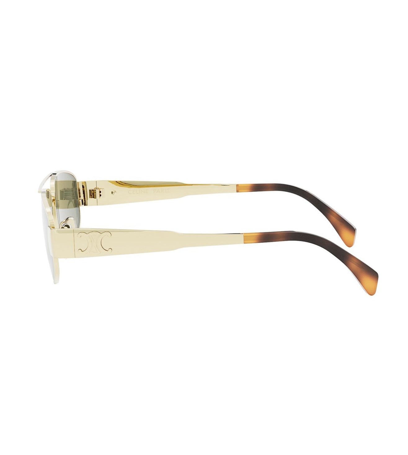 Celine Men's Brown Aviator Sunglasses-zoom-3