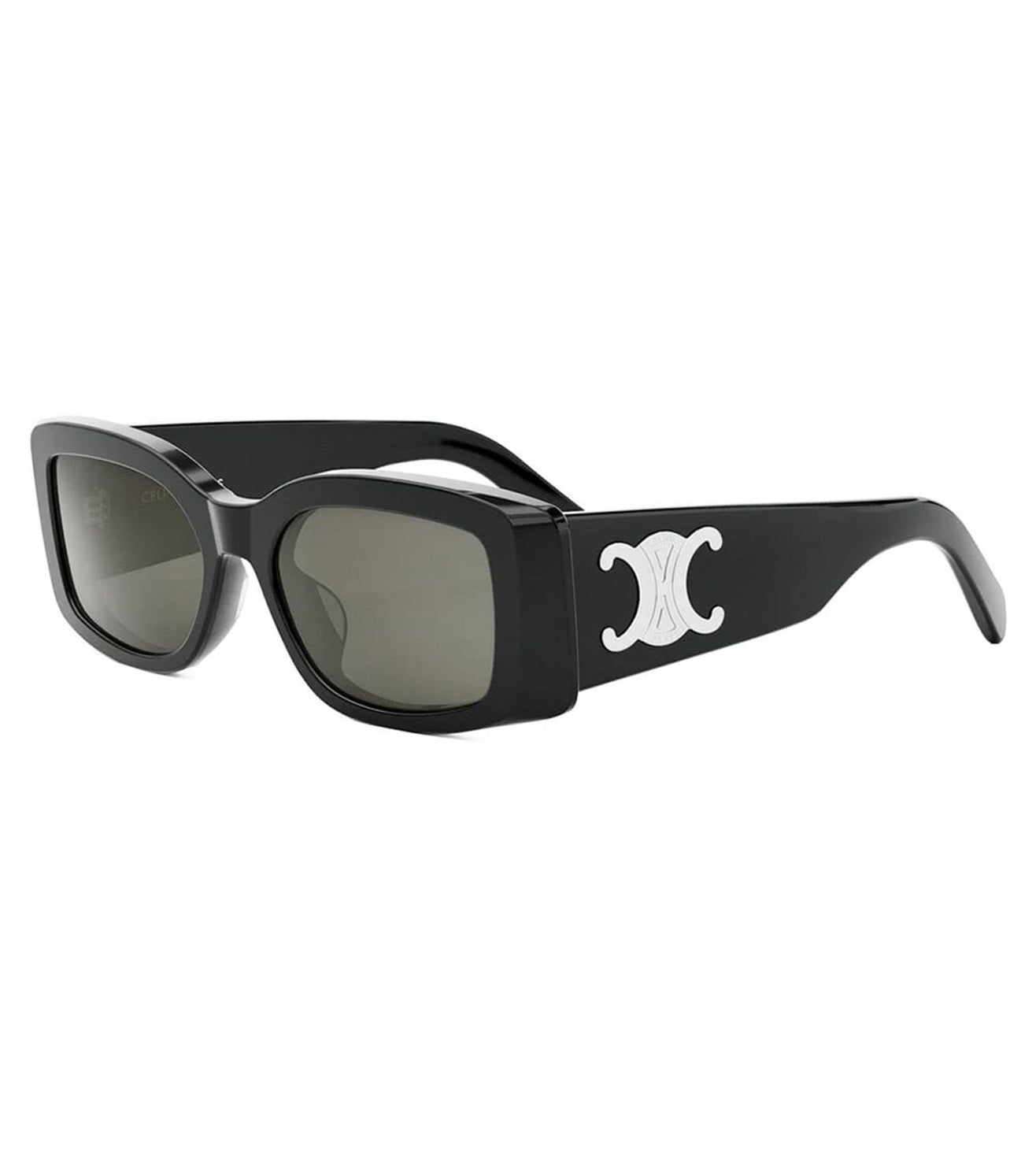 Celine Women's Grey Rectangular Sunglasses