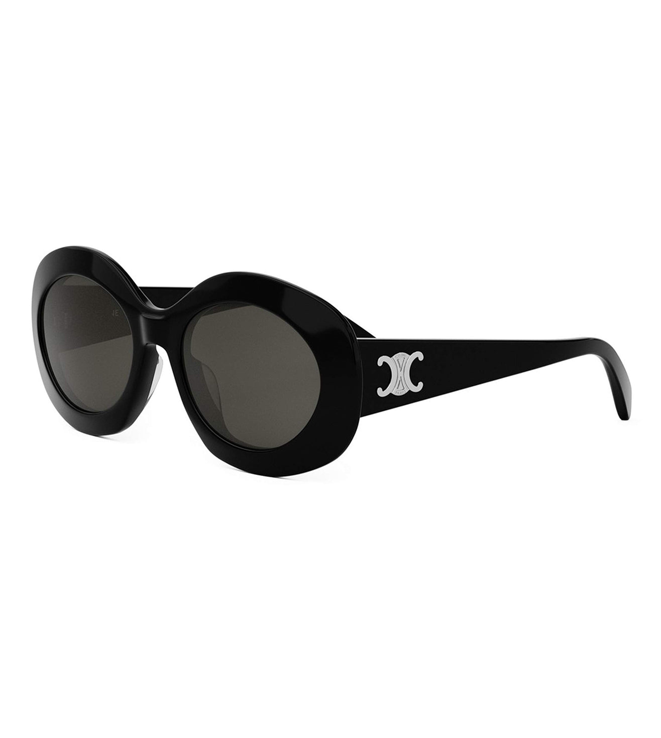 Celine Women's Grey Oval Sunglasses