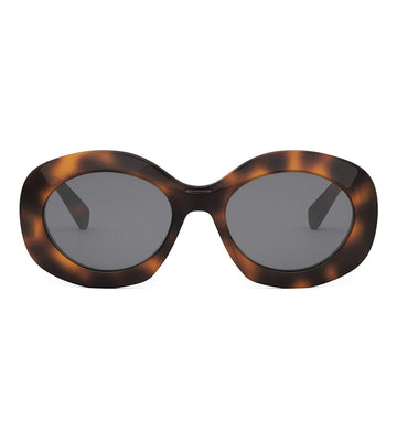 Celine Women's Grey Oval Sunglasses