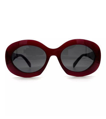 Celine Women's Grey Oval Sunglasses