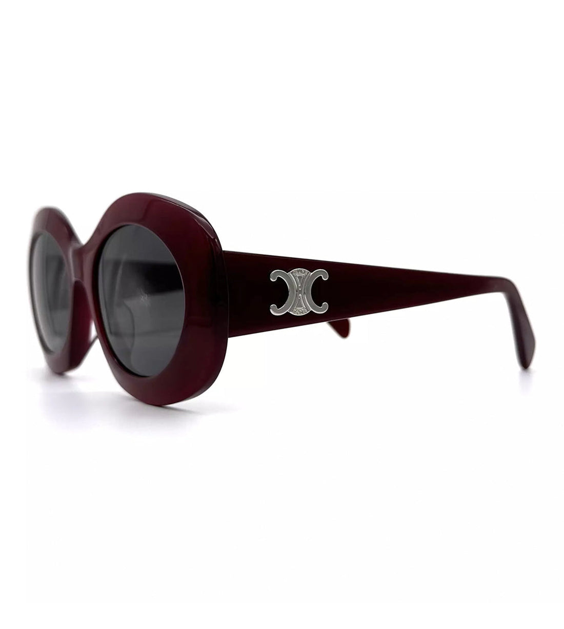 Celine Women's Grey Oval Sunglasses
