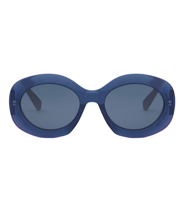 Celine Women's Blue Oval Sunglasses