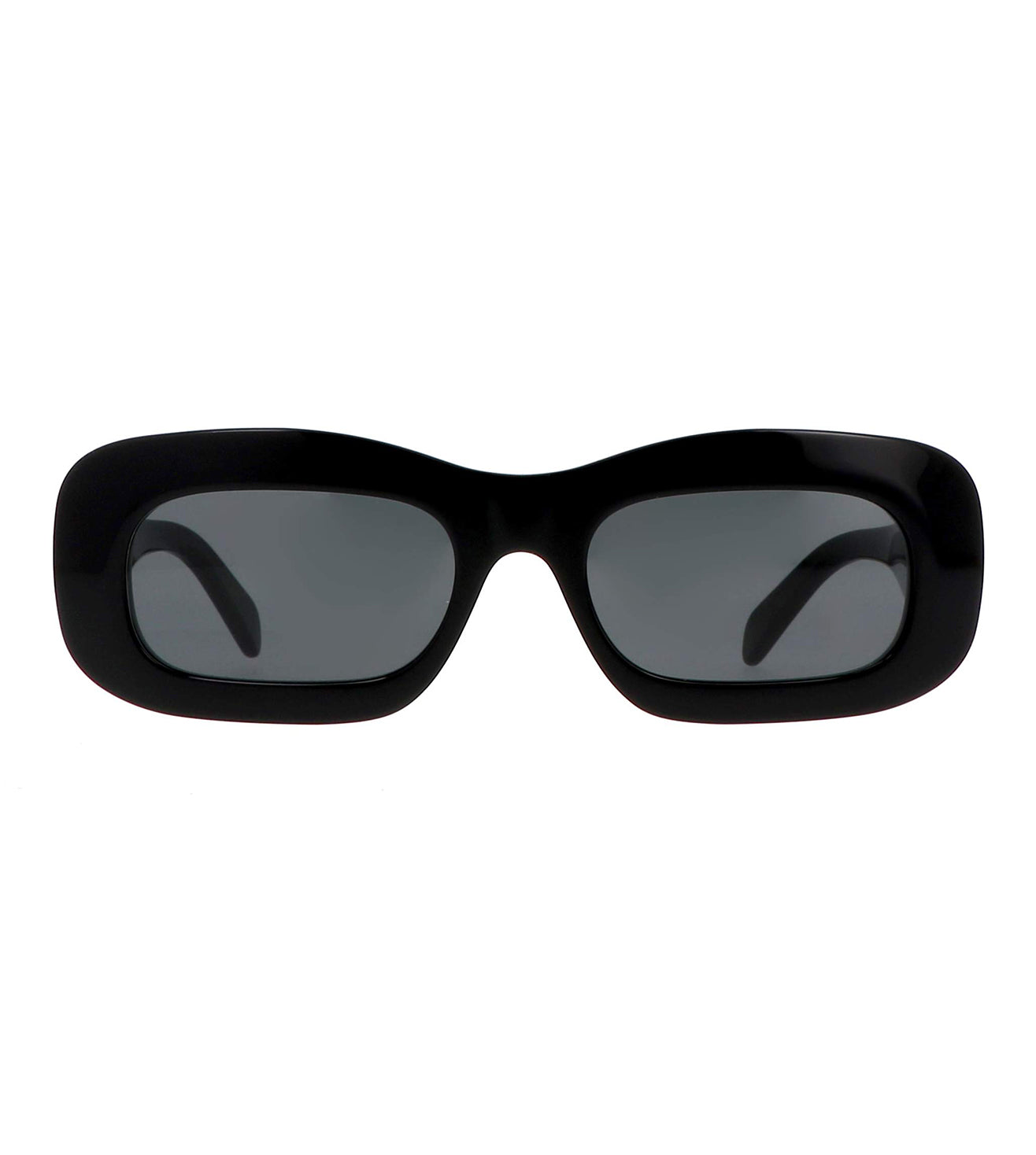 Celine Women's Green Rectangular Sunglasses
