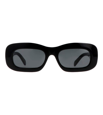 Celine Women's Green Rectangular Sunglasses
