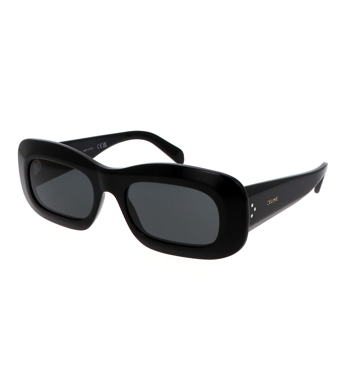 Celine Women's Green Rectangular Sunglasses