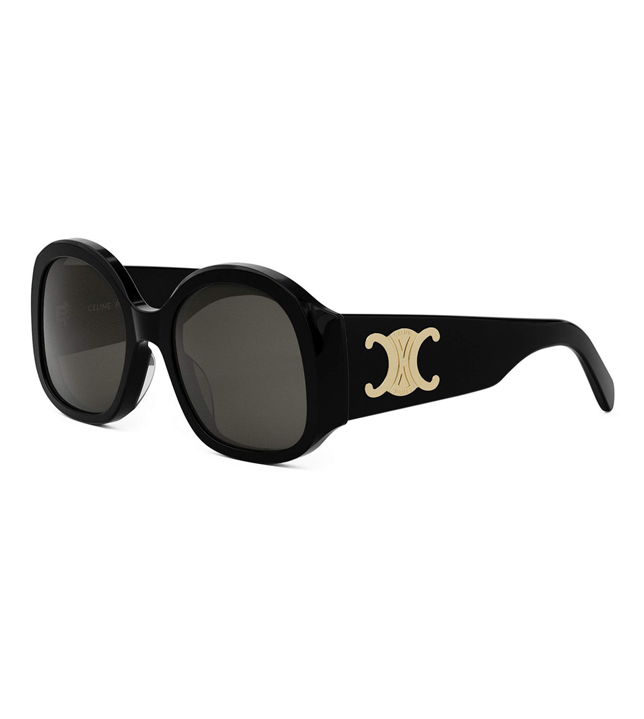 Celine Women's Grey Round Sunglasses