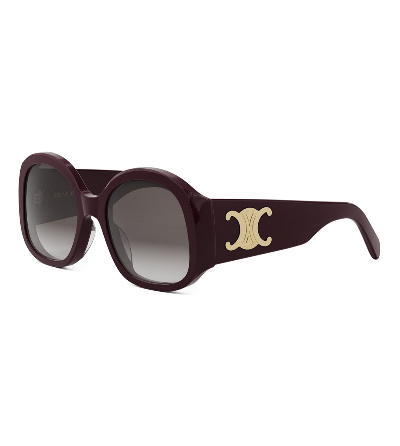 Celine Women's Grey Round Sunglasses