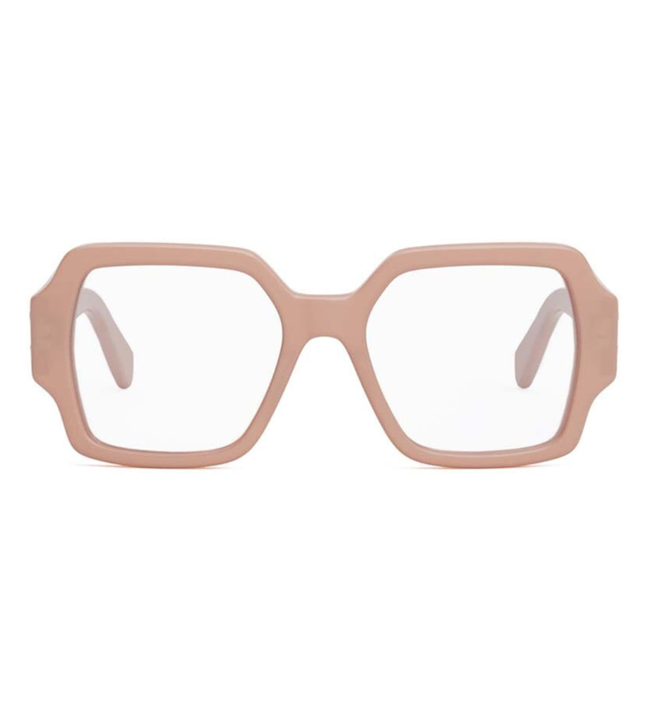 Celine Women's Peach Geometric Optical Frame