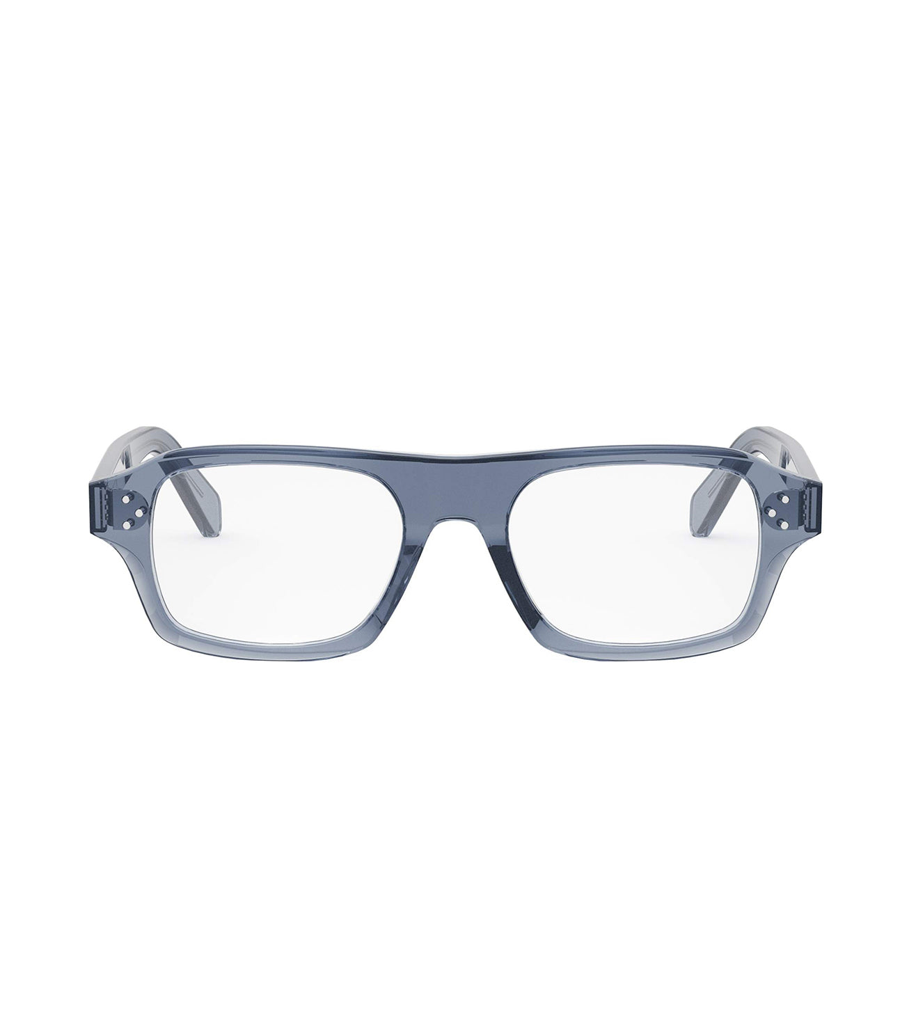 Celine Men's Blue Square Optical Frame