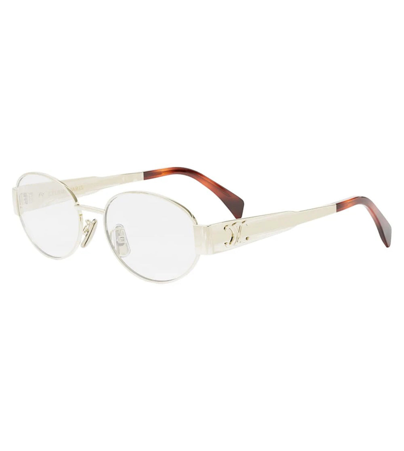 Celine Women's Gold Oval Sunglasses-zoom-2