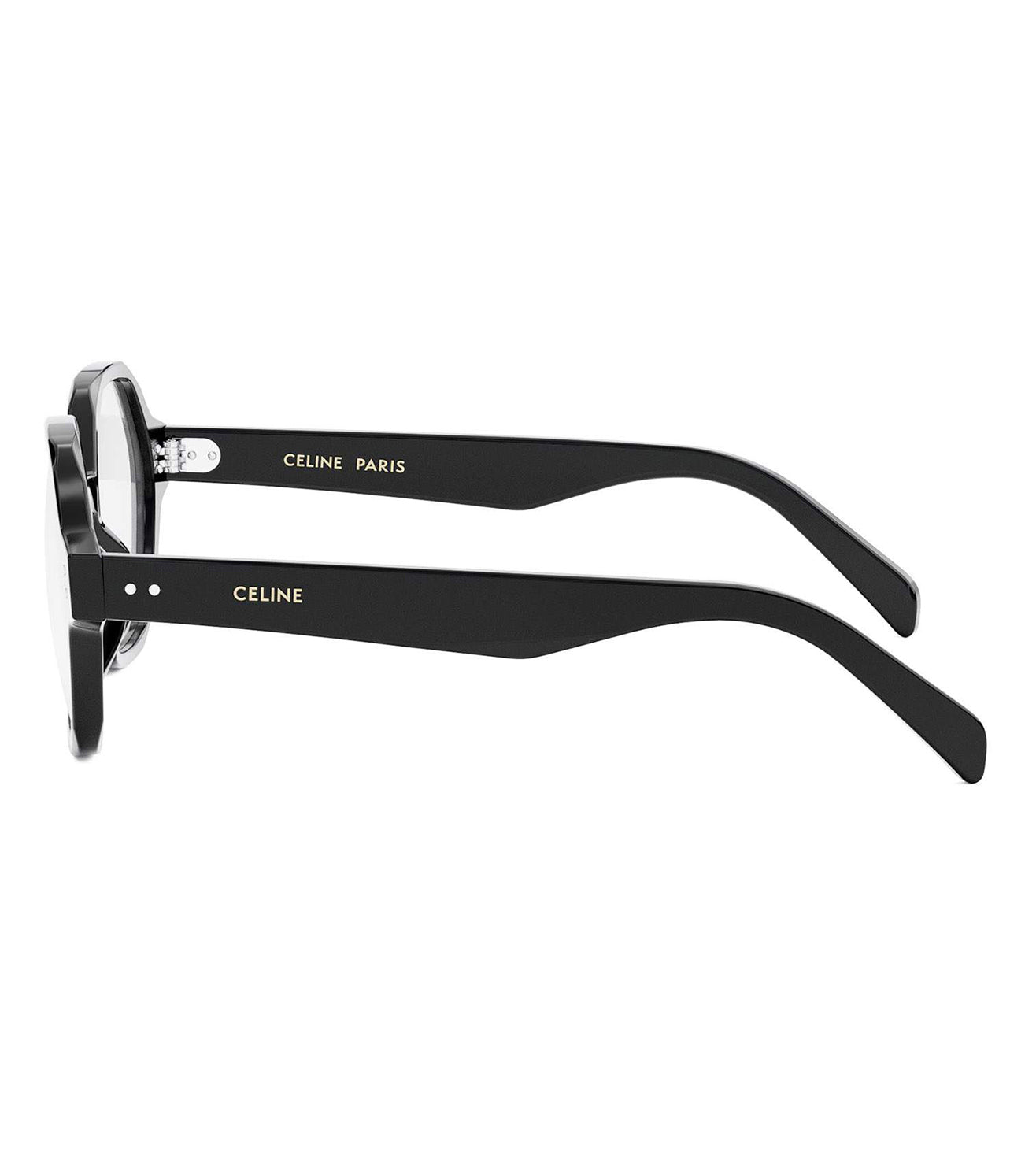 Celine Women's Black Geometric Optical Frame