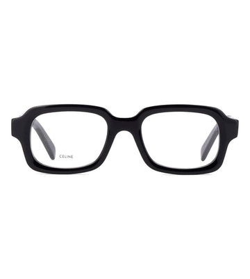 Celine Unisex Shiny Black Rectangular Optical Frame
