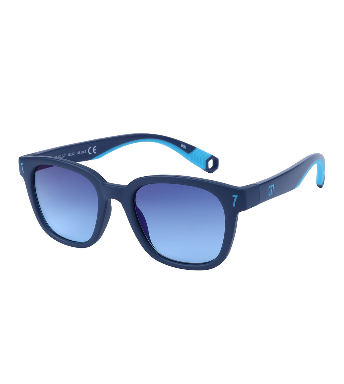 CR7 Men's Blue Wayfarer Sunglasses-zoom-2