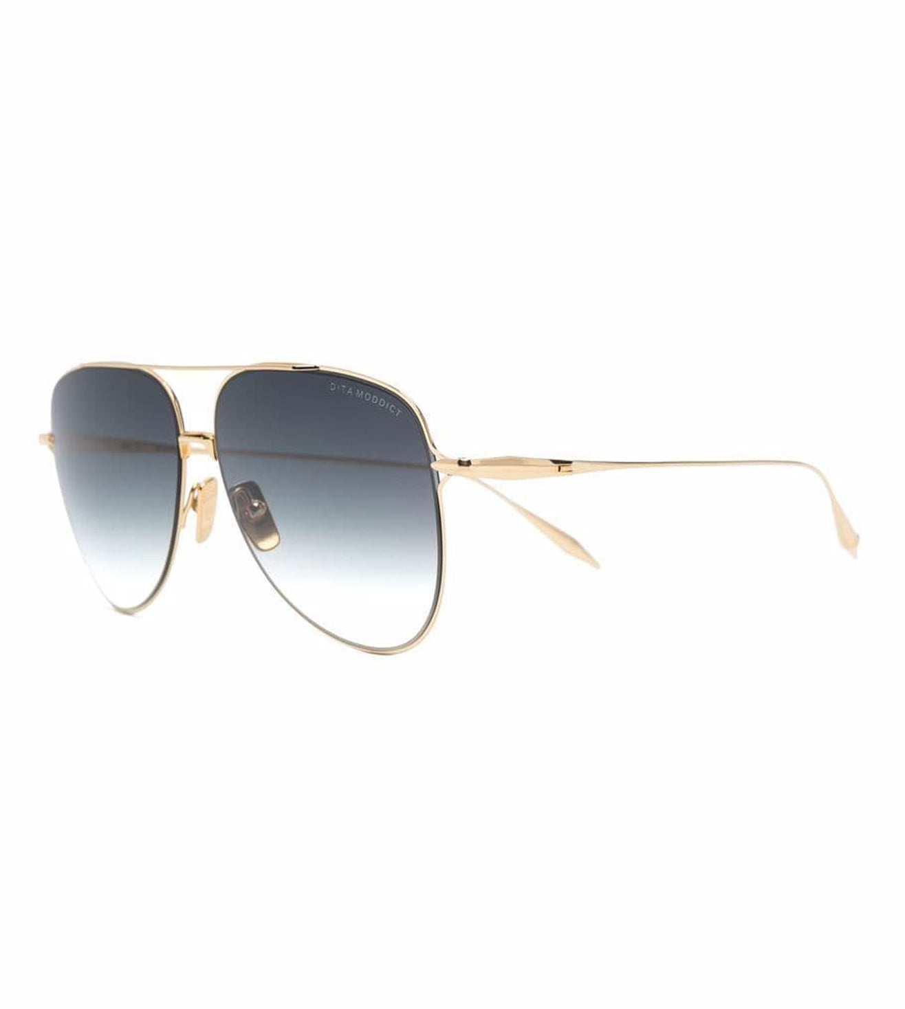 Dita Unisex Dark Grey Aviator Sunglasses