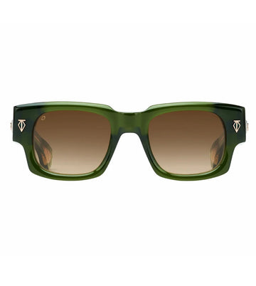 T Henri Unisex Brown Gradient Square Sunglasses