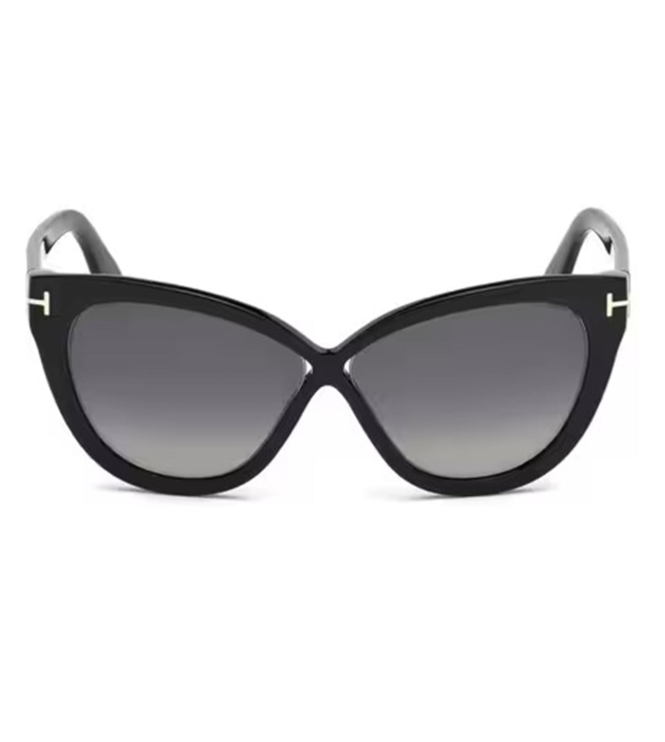 Tom Ford Women's Smoke Polarized Cat Eye Sunglasses-zoom-1