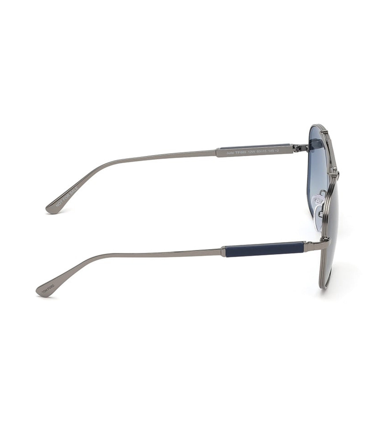 Tom Ford Men's Gradient Blue Pilot Sunglasses-zoom-3