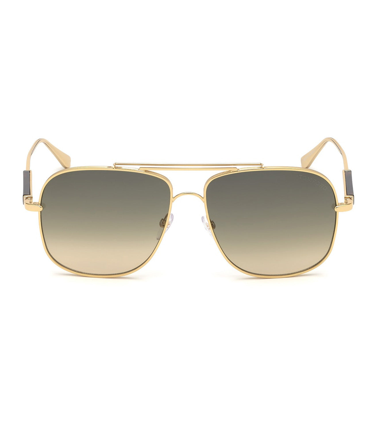 Tom Ford Men's Brown Mirror Pilot Sunglasses-zoom-1