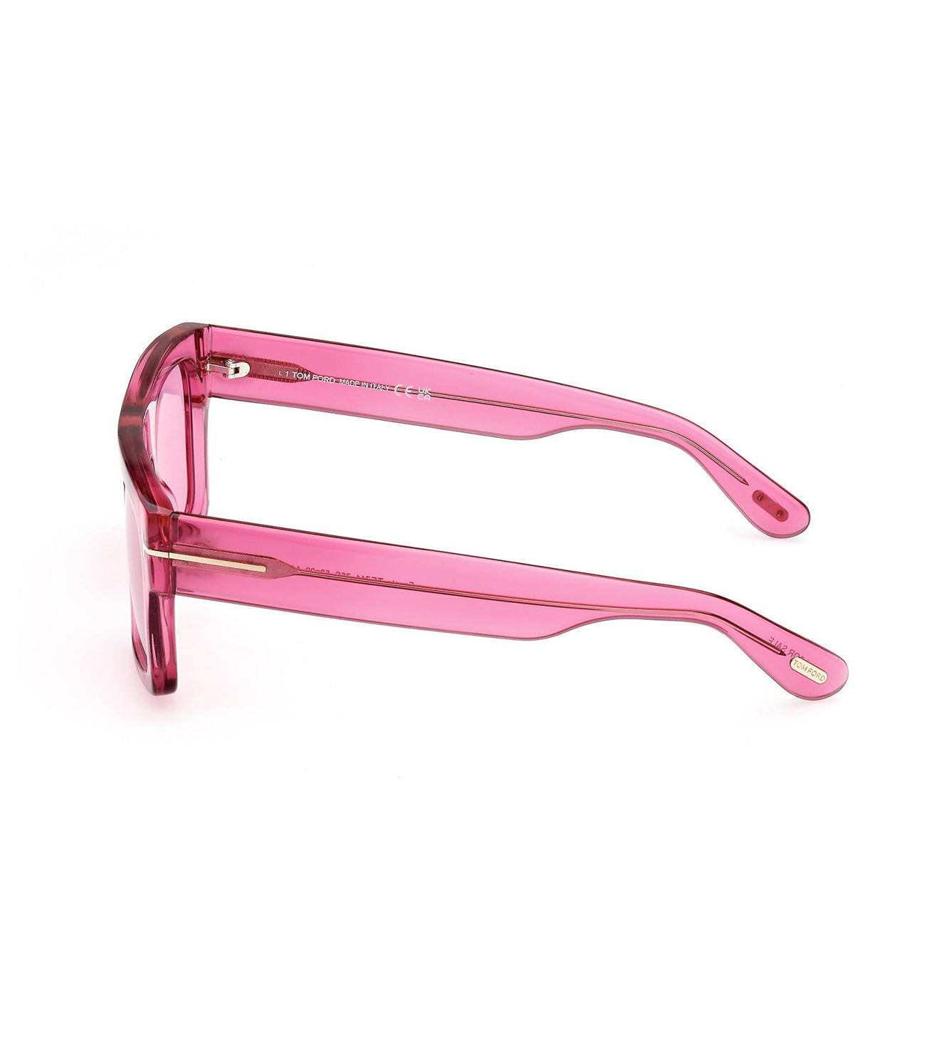 Tom Ford Unisex Pink Square Sunglasses-zoom-3
