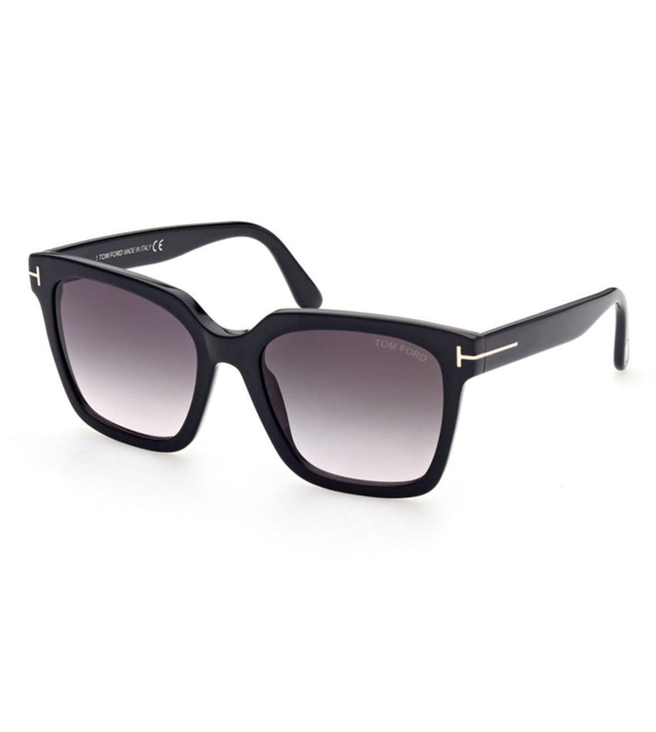 Tom Ford Women's Smoke Dark Grey Gradient Square Sunglasses-zoom-2