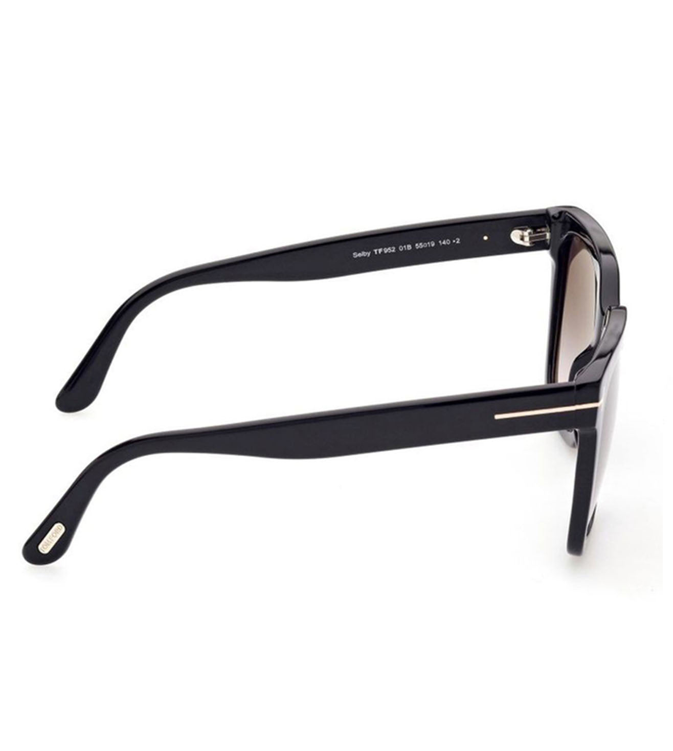 Tom Ford Women's Smoke Dark Grey Gradient Square Sunglasses-zoom-4