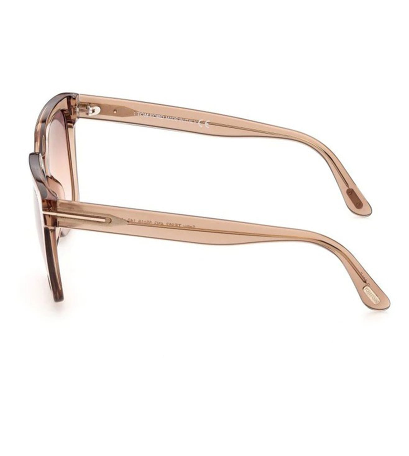 Tom Ford Women's Gradient Brown Square Sunglasses-zoom-3