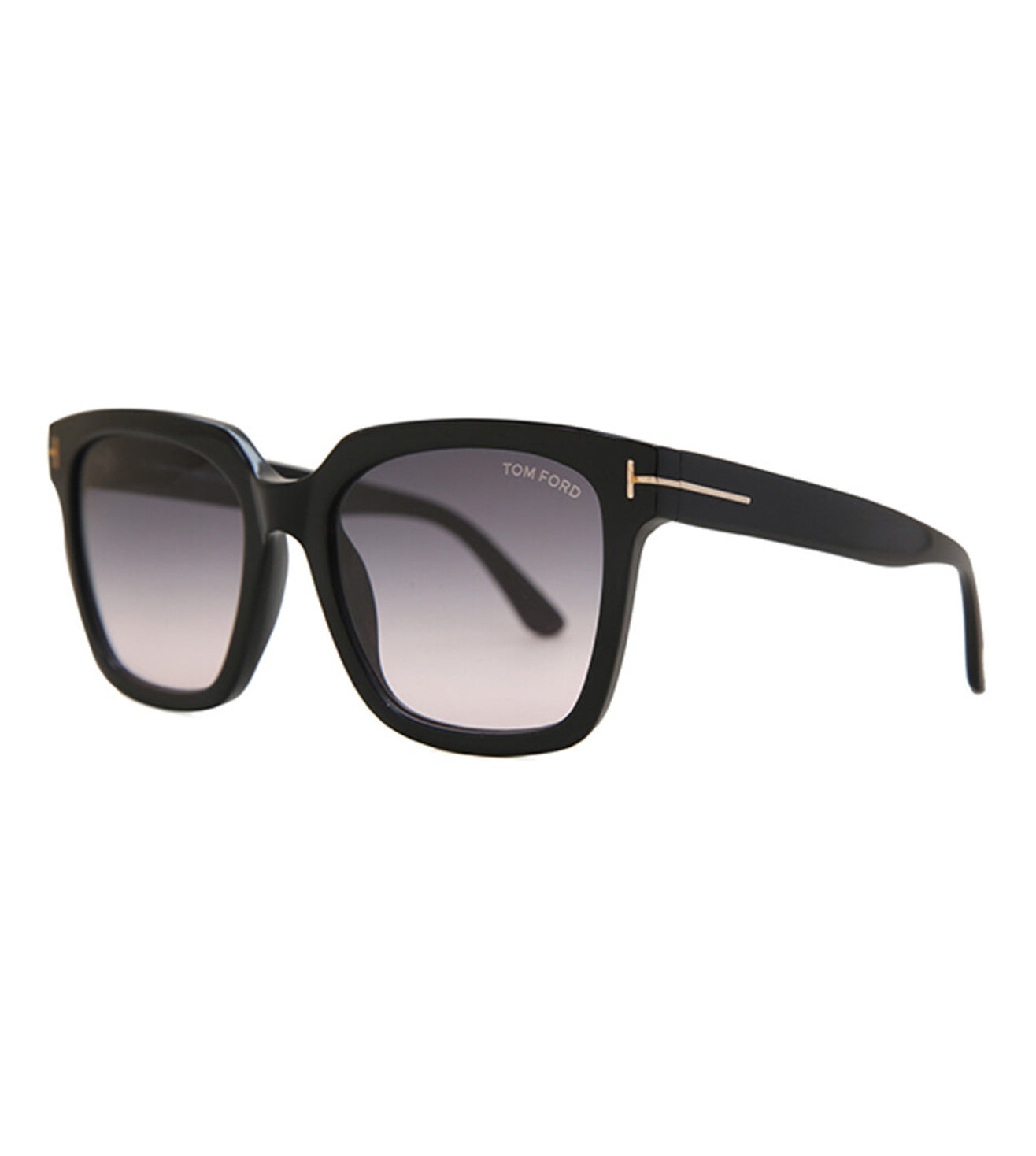 Tom Ford Women's Smoke Dark Grey Gradient Square Sunglasses-zoom-3