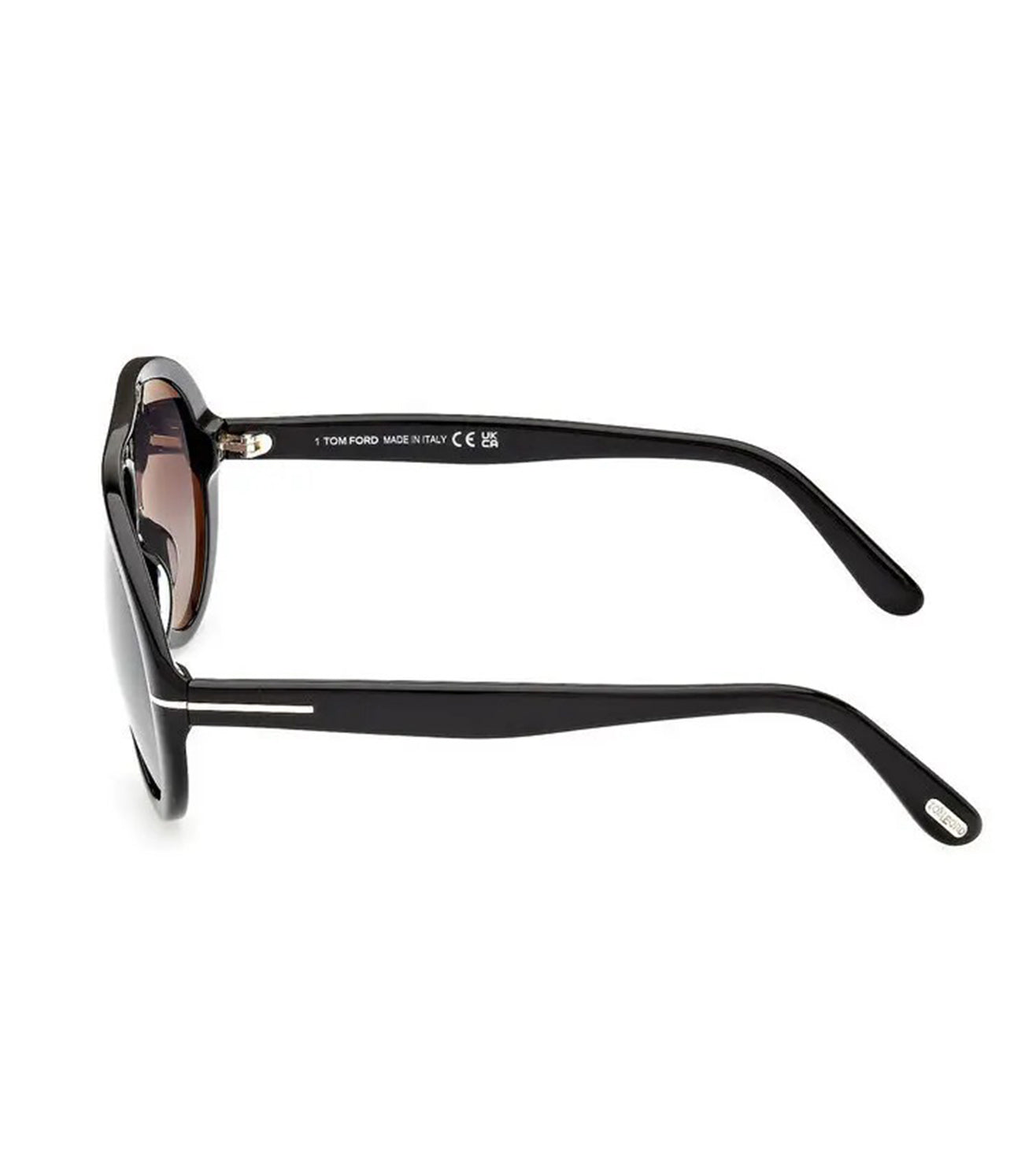 Tom Ford Men's Grey Gradient Pilot Sunglasses-zoom-3