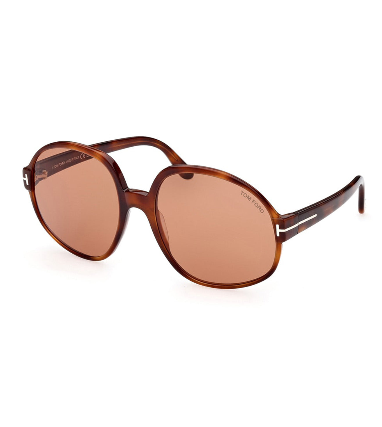 Tom Ford Women's Brown Round Sunglasses-zoom-2