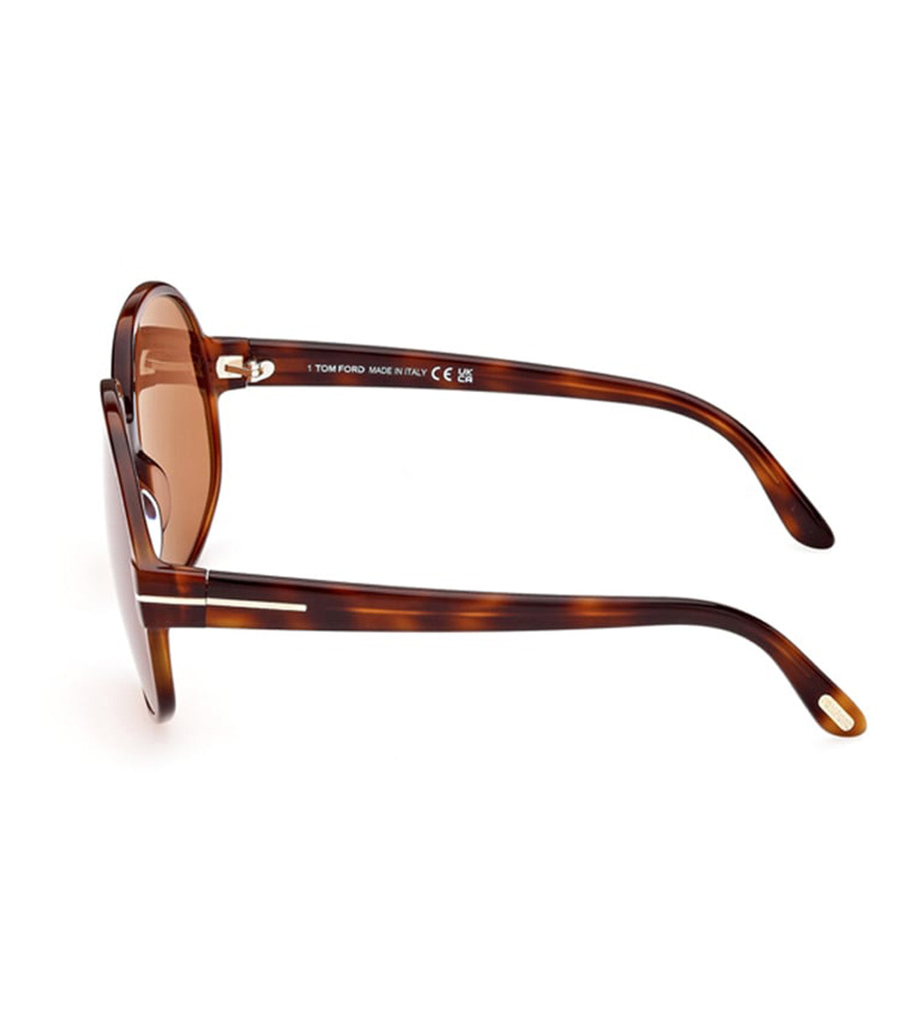 Tom Ford Women's Brown Round Sunglasses-zoom-3