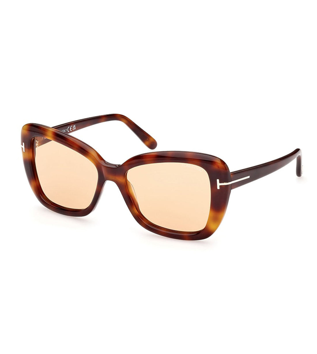 Tom Ford Women's Brown Butterfly Sunglasses