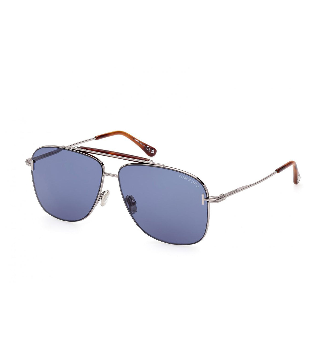 Tom Ford Unisex Dark Blue Navigator Sunglasses-zoom-2