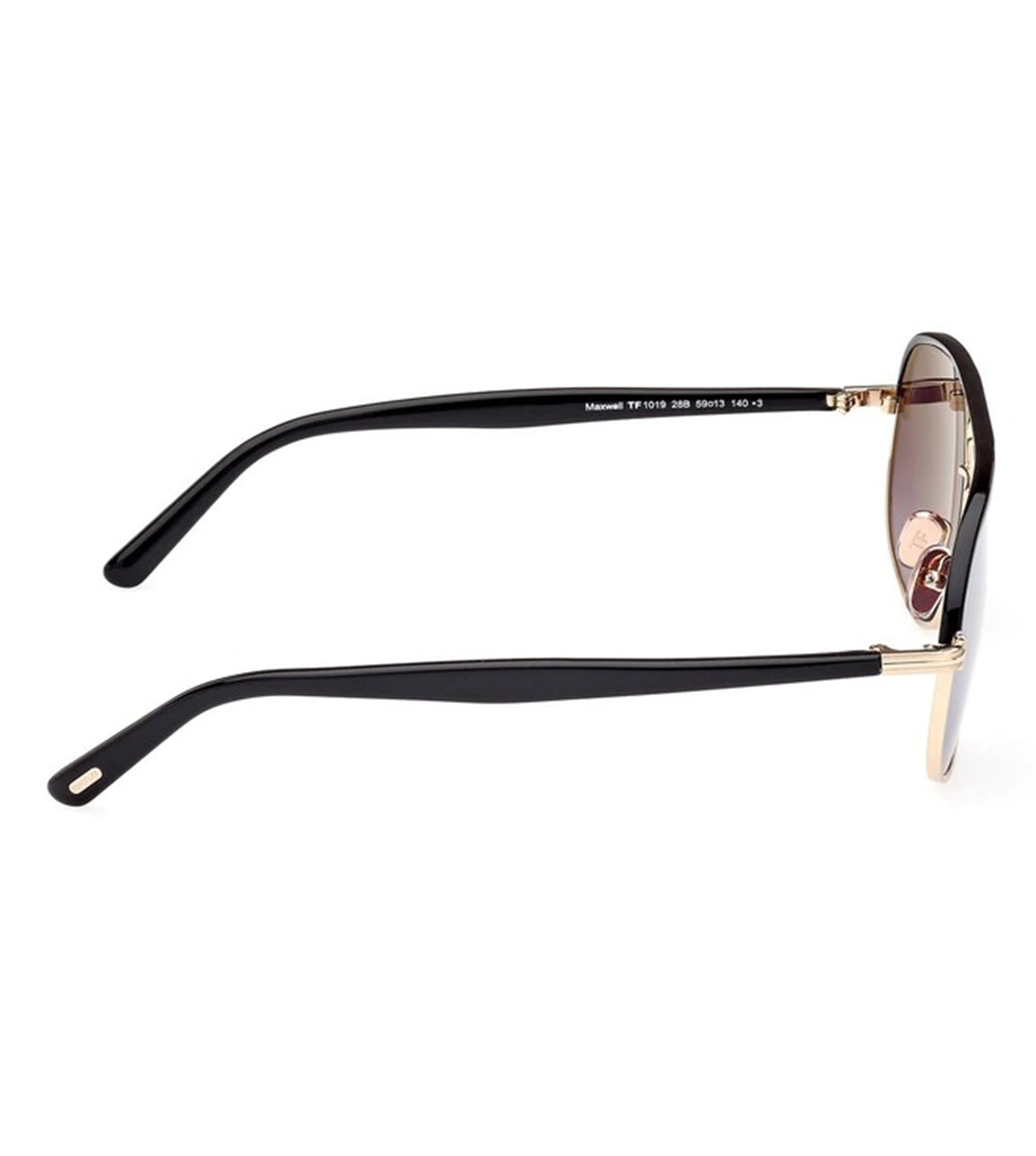 Tom Ford Unisex Grey Gradient Mirror Navigator Sunglasses-zoom-3