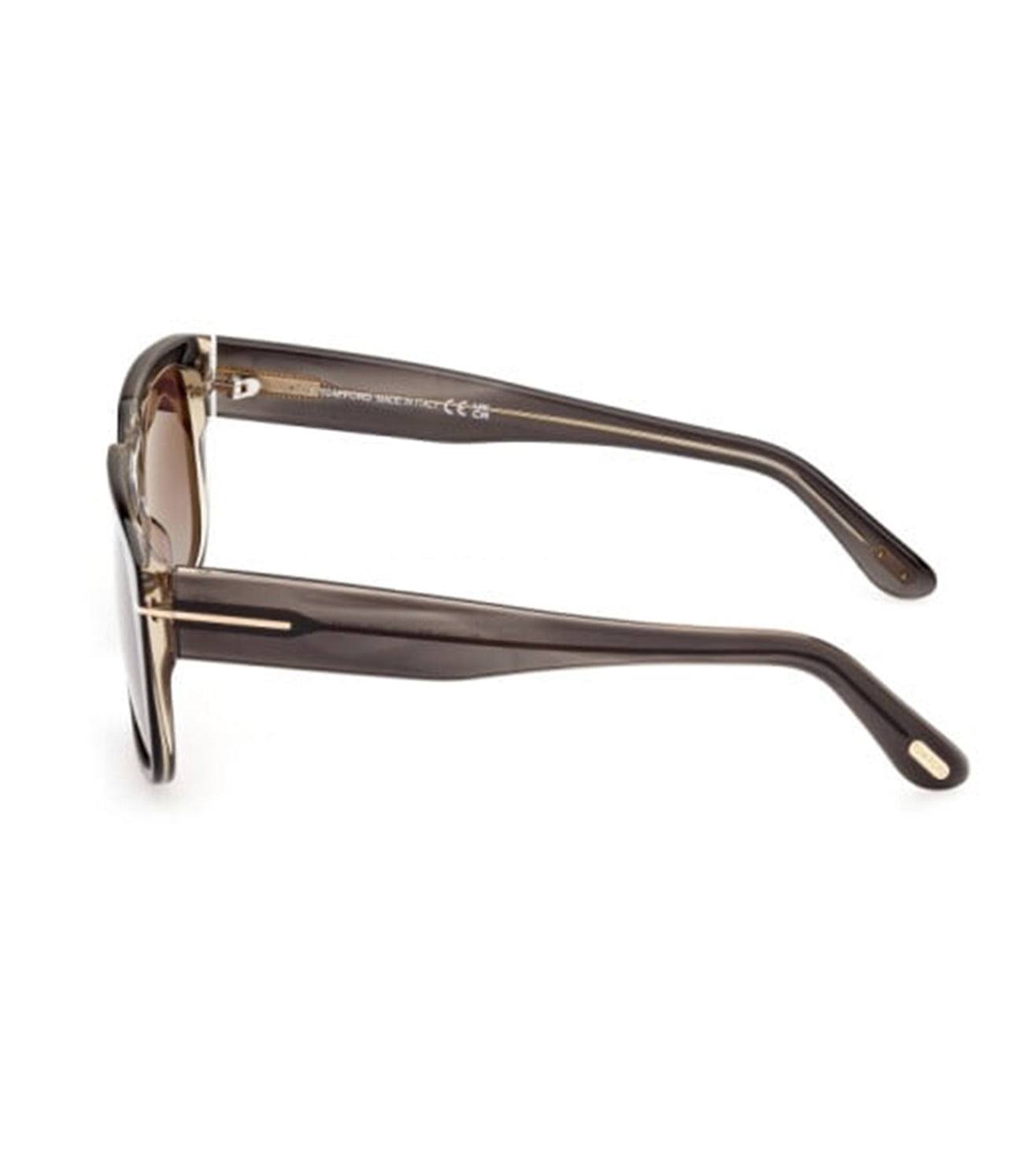 Tom Ford Unisex Brown Gradient Square Sunglasses-zoom-3